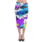 Shaky shapes                                                            Midi Pencil Skirt