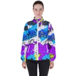 Shaky shapes                                                          High Neck Windbreaker (Women)