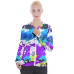Shaky shapes                                                        Casual Zip Up Jacket