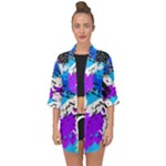 Shaky shapes                                                         Open Front Chiffon Kimono
