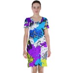 Shaky shapes                                                          Short Sleeve Nightdress