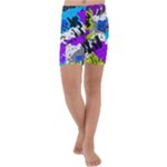 Shaky shapes                                                         Kids  Lightweight Velour Capri Yoga Leggings
