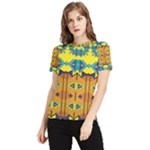 Tribal pattern                                                          Men s Short Sleeve Rash Guard
