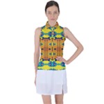 Tribal pattern                                                         Women?ˉs Sleeveless Polo