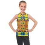 Tribal pattern                                                        Kids  Sleeveless Polo Tee