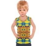 Tribal pattern                                                        Kids  Mesh Tank Top