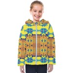 Tribal pattern                                                         Kids  Hooded Puffer Jacket
