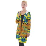 Tribal pattern                                                         Hooded Pocket Cardigan