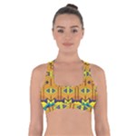 Tribal pattern                                                               Cross Back Sports Bra