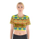 Tribal pattern                                                          Cotton Crop Top