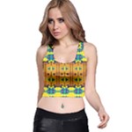 Tribal pattern                                                          Racer Back Crop Top