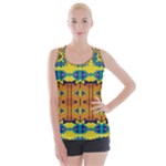Tribal pattern                                                         Criss cross Back Tank Top