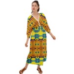 Tribal pattern                                                            Grecian Style Maxi Dress