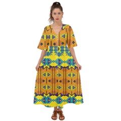 Kimono Sleeve Boho Dress 