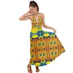 Tribal pattern                                                           Backless Maxi Beach Dress