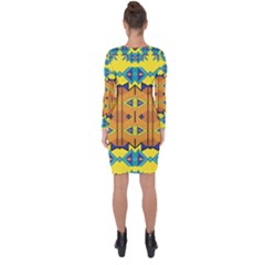 Asymmetric Cut-Out Shift Dress 