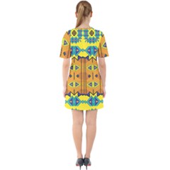Sixties Short Sleeve Mini Dress 