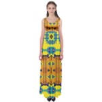Tribal pattern                                                          Empire Waist Maxi Dress