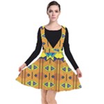 Tribal pattern                                                        Plunge Pinafore Dress
