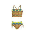 Tribal pattern                                                          Girls  Tankini Swimsuit