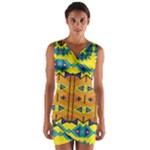 Tribal pattern                                                             Wrap Front Bodycon Dress