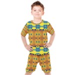 Tribal pattern                                                       Kids  Tee and Shorts Set