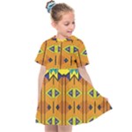 Tribal pattern                                                      Kids  Sailor Dress