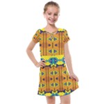 Tribal pattern                                                        Kids  Cross Web Dress