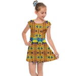 Tribal pattern                                                         Kids Cap Sleeve Dress