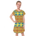 Tribal pattern                                                           Kids  Drop Waist Dress