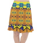 Tribal pattern                                                             Fishtail Chiffon Skirt
