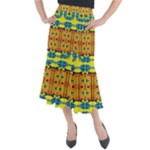 Tribal pattern                                                              Midi Mermaid Skirt