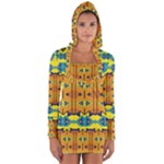Tribal pattern                                                          Women s Long Sleeve Hooded T-shirt