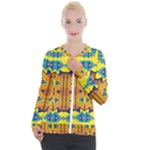 Tribal pattern                                                        Casual Zip Up Jacket