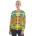 Tribal pattern                                                          Velour Zip Up Jacket