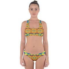 Tribal pattern                                                         Cross Back Hipster Bikini Set from ArtsNow.com