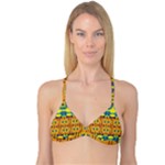 Tribal pattern                                                          Reversible Tri Bikini Top