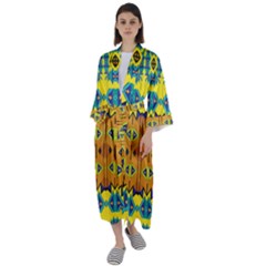 Maxi Satin Kimono 