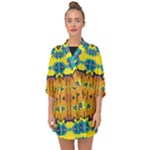 Tribal pattern                                                       Half Sleeve Chiffon Kimono
