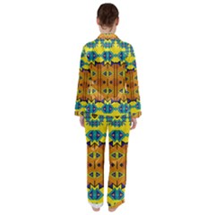 Women s Long Sleeve Satin Pajamas Set 