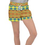 Tribal pattern                                                       Women s Velour Lounge Shorts