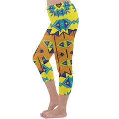 Capri Winter Leggings Back Capri Winter Leggings Back