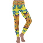 Tribal pattern                                                         Kids  Lightweight Velour Classic Yoga Leggings