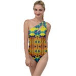 Tribal pattern                                                         To One Side Swimsuit