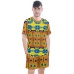 Tribal pattern                                                        Men s Mesh Tee and Shorts Set