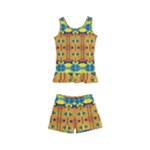 Tribal pattern                                                         Kid s Boyleg Swimsuit