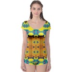 Tribal pattern                                                          Boyleg Leotard (Ladies)