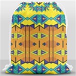 Tribal pattern                                                          Large Drawstring Bag