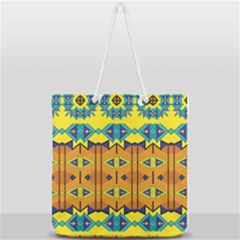 Full Print Rope Handle Tote (Large) 