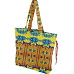 Tribal pattern                                                        Drawstring Tote Bag